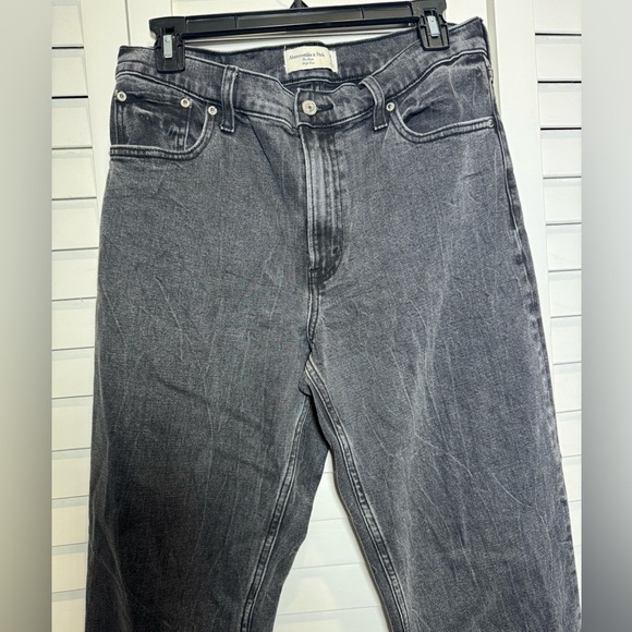 Abercrombie & Fitch Black Mom High Rise Jeans Size 29 | 8 Long - Picture 9 of 11
